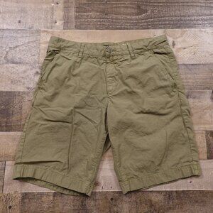 Marc O'polo chino shorts regular fit men's 32 green organic cotton